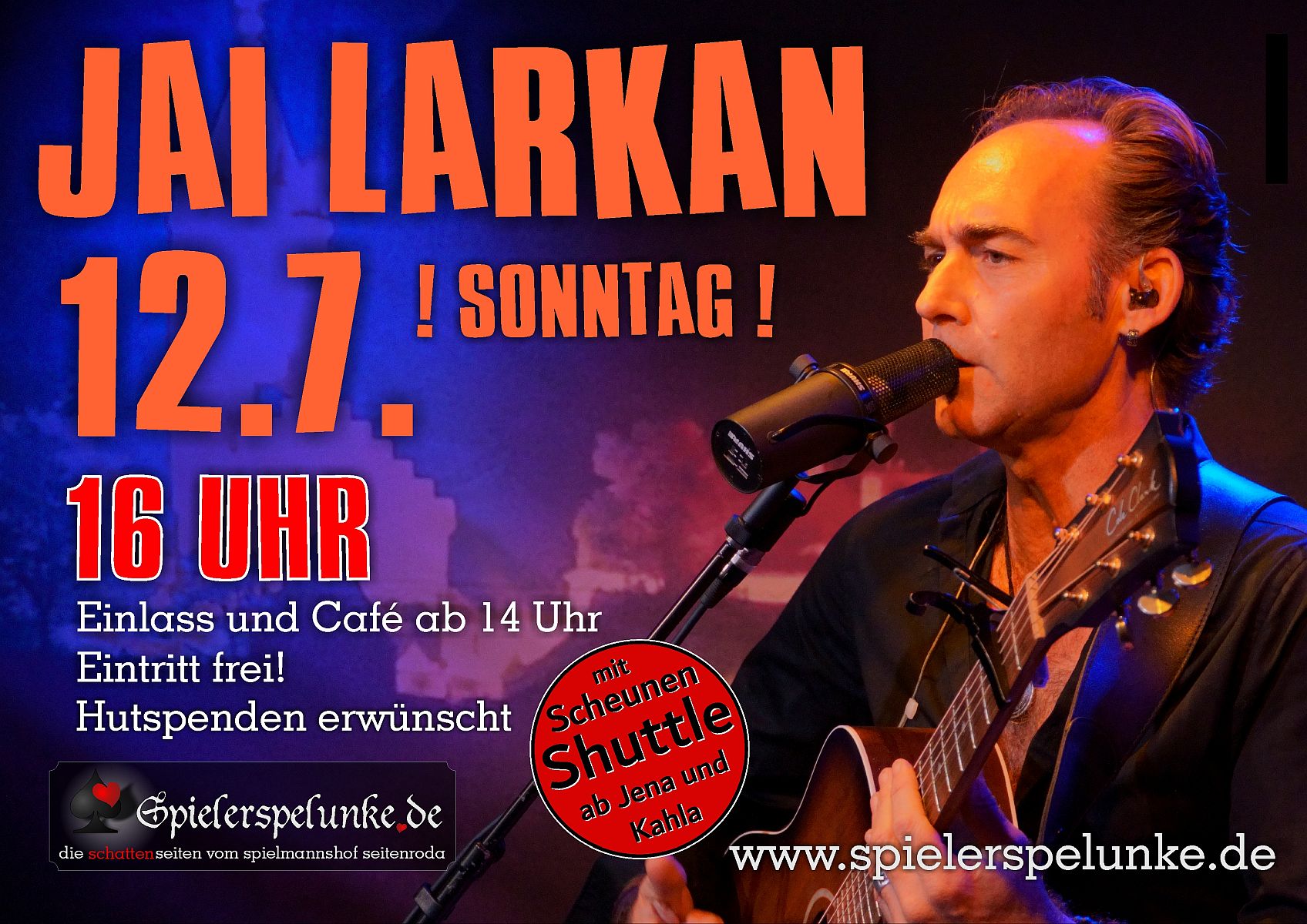 jai larkan live in der spielerspelunke zum sonntags-musik-café
